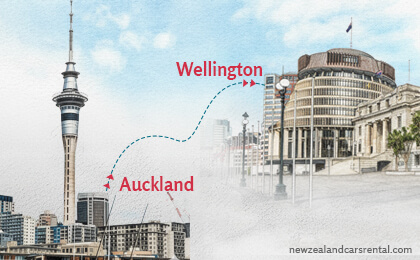 Auckland to Wellington One Way Car Rental